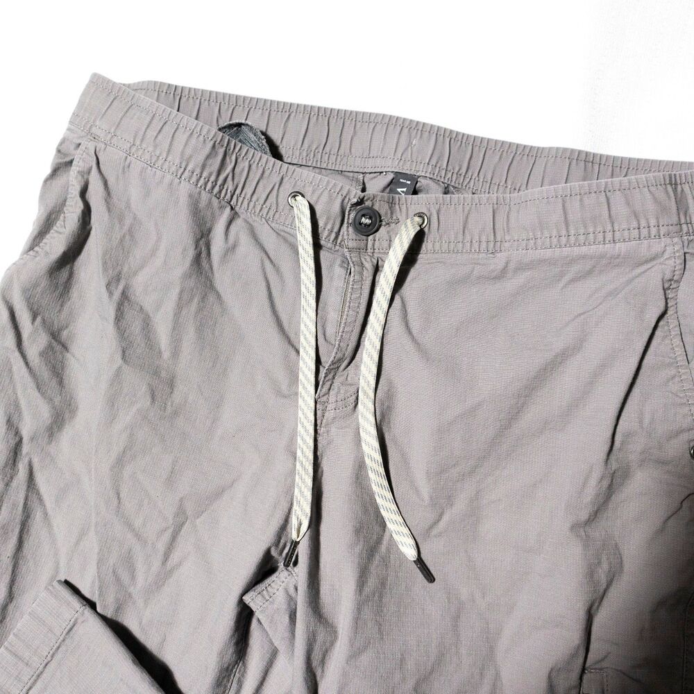 Vuori Pants Womens XL Gray Ripstop Stretch Drawstring Casual Travel Lightweight - Picture 6 of 11